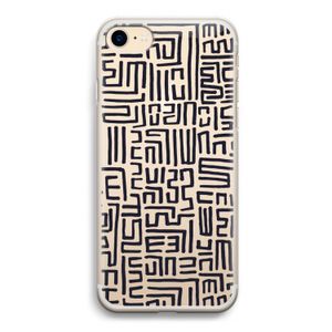 Moroccan Print: iPhone 7 Transparant Hoesje