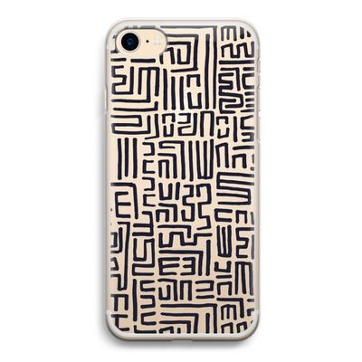 Moroccan Print: iPhone 7 Transparant Hoesje