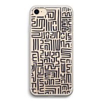 Moroccan Print: iPhone 7 Transparant Hoesje