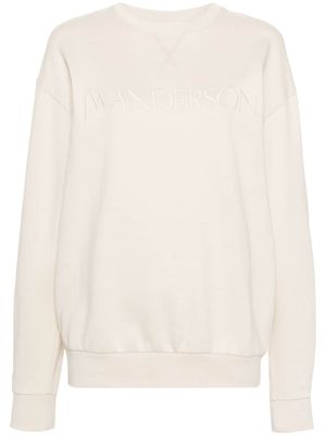 JW Anderson sweat à logo brodé - Tons neutres