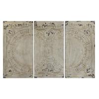 Wanddecoratie DKD Home Decor Beige Neoklassiek 178 x 4 x 112 cm (3 Onderdelen)