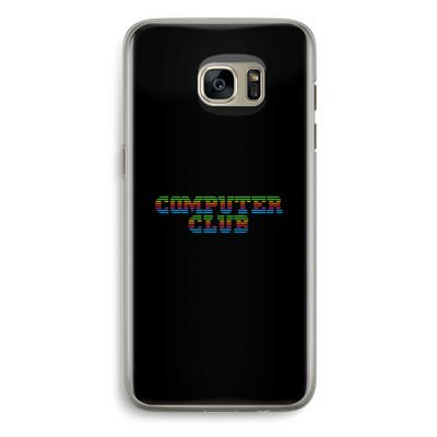 Retro: Samsung Galaxy S7 Edge Transparant Hoesje