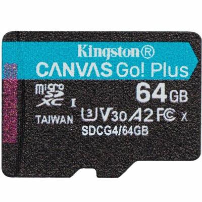 Micro SD kaart met adapter Kingston SDCG4/64GBSP 64 GB