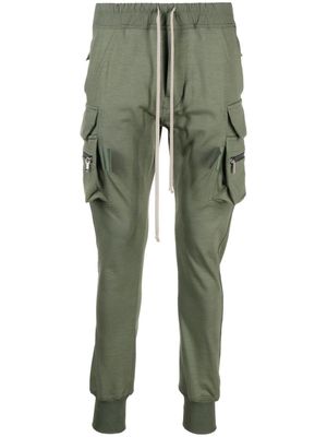 Rick Owens pantalon cargo Mastodon en jersey - Vert
