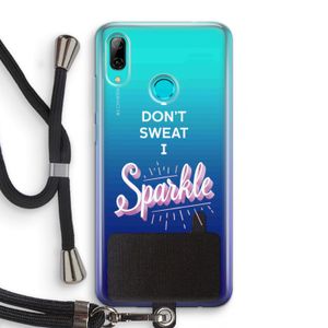 Sparkle quote: Huawei P Smart (2019) Transparant Hoesje met koord
