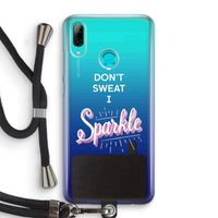 Sparkle quote: Huawei P Smart (2019) Transparant Hoesje met koord