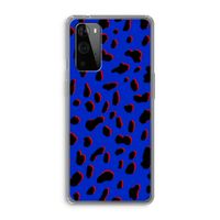 Blue Leopard: OnePlus 9 Pro Transparant Hoesje