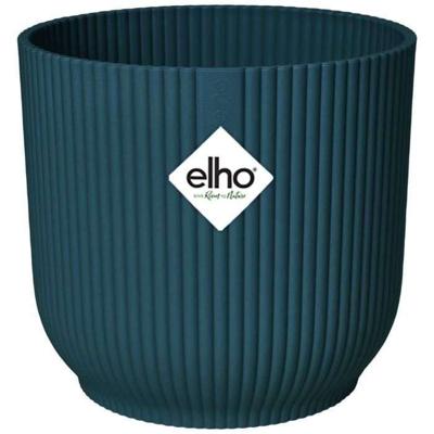 Vibes Round Flower Pot - Plastic - Ø25 - donkerblauw
