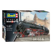 Revell express locomotief br 02 & tender 2'2't30 modelbouw