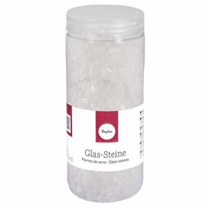 Transparante decoratie steentjes glas - 475 ml - bloempotten/vazen deco kleine stenen 4-10 mm