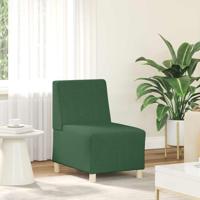 Sofa Stoel Jungle groen 55 x 74 x 82 cm Katoenen stof