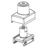 SP4R Railbeugel M6 draadeind - Wit