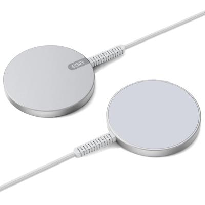 Magnetic Charging Pad (15W) - Silver - 2 Sets