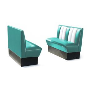 Classic Retro Diner Bank Bel Air HW120 Turquoise