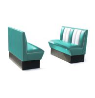 Classic Retro Diner Bank Bel Air HW120 Turquoise