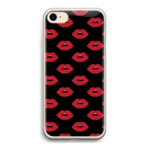 Lips: iPhone 7 Transparant Hoesje