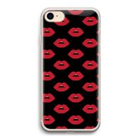 Lips: iPhone 7 Transparant Hoesje