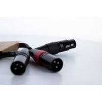 Cordial EY 0,3 FMM XLR Y-adapter [1x XLR-bus 3-polig - 2x XLR-stekker 3-polig] 0.30 m Zwart