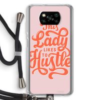 Hustle Lady: Xiaomi Poco X3 Pro Transparant Hoesje met koord