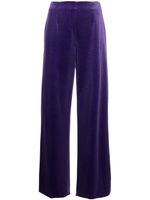 Philosophy Di Lorenzo Serafini pantalon en velours à taille haute - Violet - thumbnail