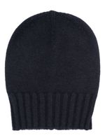 Boglioli fine-knit cashmere beanie - Bleu - thumbnail