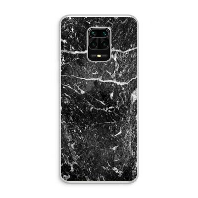 Zwart marmer: Xiaomi Redmi Note 10 Lite Transparant Hoesje