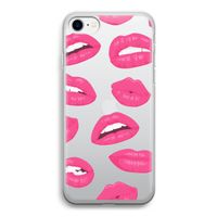 Bite my lip: iPhone SE 2020 Transparant Hoesje