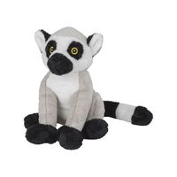 Pluche knuffel ringstaart maki aap van 19 cm   -