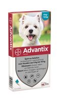 BAYER ADVANTIX SPOT ON 100/500 4-10 KG - 6 PIP