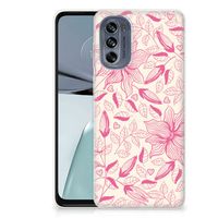 Motorola Moto G62 5G TPU Case Pink Flowers