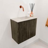 Toiletmeubel Mondiaz Joya Dlux | 51.6 cm | Meubelkleur Shadow | Faye wastafel Ostra Wasbak Links | Zonder kraangat(en) Toiletmeubel Mondiaz Joya Dlux | 51.6 cm | Meubelkleur Shadow | Faye wastafel Ostra Wasbak Links | Zonder kraangat(en)
