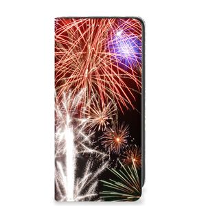 Samsung Galaxy A41 Hippe Standcase Vuurwerk