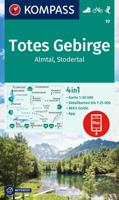 Wandelkaart 19 Totes Gebirge | Kompass - thumbnail