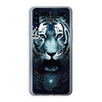 Darkness Tiger: Samsung Galaxy A20s Transparant Hoesje