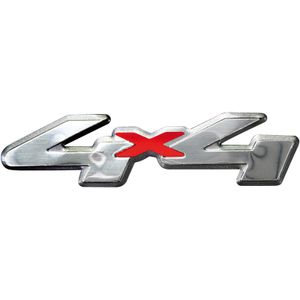 Aluminium Embleem/Logo - 4x4 - 12x3cm AV233305