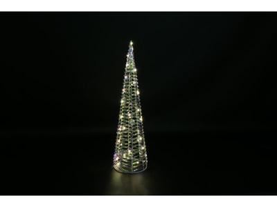 Kerstkegel led 12x12x40 cm trp Countryfield - Countryfield Kerstkegel led 12x12x40 cm trp Countryfield - Countryfield