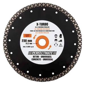 Perfectmate EPT0612 X-Turbo Diamantschijf | Beton en universeel | 125 mm - EPT0612