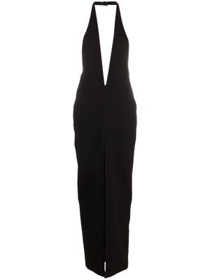 Mônot robe longue à dos-nu - Noir