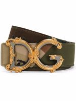 Dolce & Gabbana ceinture à motif camouflage - Vert