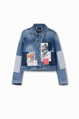 Spijkerjack Mickey Mouse patch - BLUE - XL
