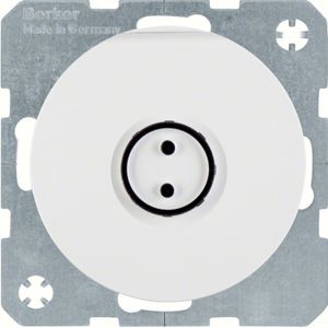 Berker wandcontactdoos randaarde deksel voelbaar symbool R1-R3 wit 47442079