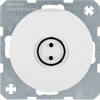 Berker wandcontactdoos randaarde deksel voelbaar symbool R1-R3 wit 47442079