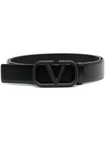 Valentino Garavani ceinture VLogo Signature en cuir - Noir