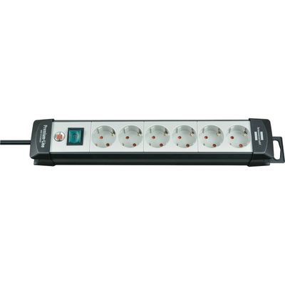 Premium-Line Extension Socket 6 ways Stekkerdoos