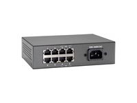 LevelOne FEP-0812 netwerk-switch Fast Ethernet (10/100) Power over Ethernet (PoE) Zwart - thumbnail