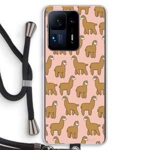 Alpacas: Xiaomi Mi Mix 4 Transparant Hoesje met koord