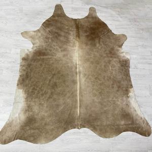 Koeienhuid bruin beige wit 265x215cm XXL