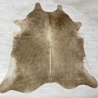 Koeienhuid bruin beige wit 265x215cm XXL