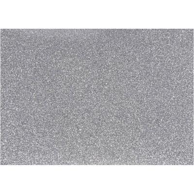 Creativ Company Opstrijkfolie glitter zilver, a5