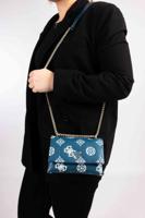 Guess Deesa Logo Crossbody Tas Dames Blauw - Maat One Size - Kleur: Blauw | Soccerfanshop